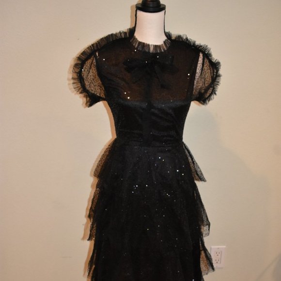 SOLD Wednesday Addams style dress - Picture 3 of 14